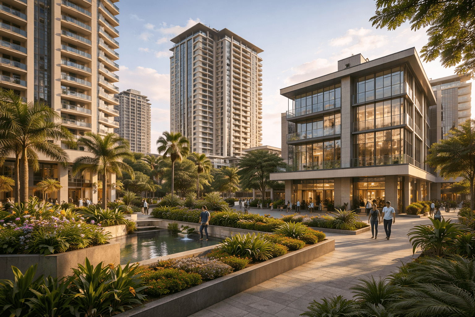 Urban residential buildings representing Kenyan rental operations