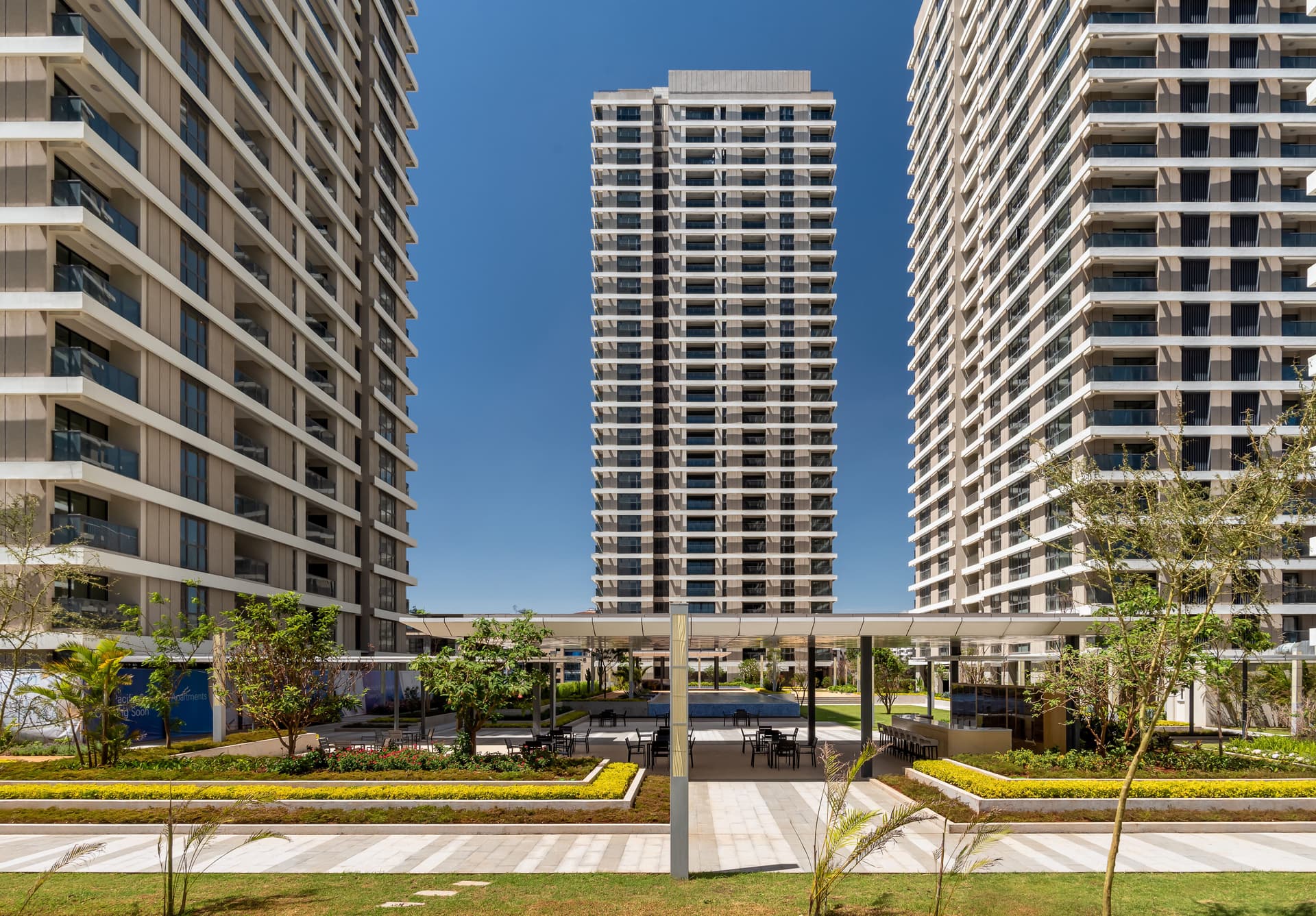 Modern property skyline